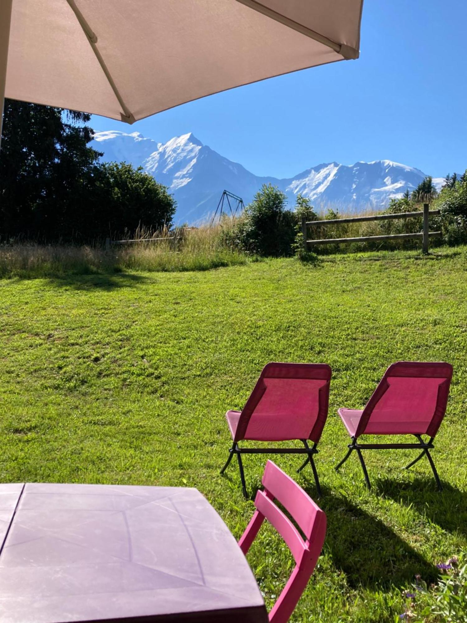 サン・ジェルヴェ・レ・バンMarie Mont Blanc Vue Mont Blancアパートメント エクステリア 写真